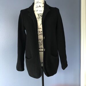 Sundance Knit Black Blazer Size S